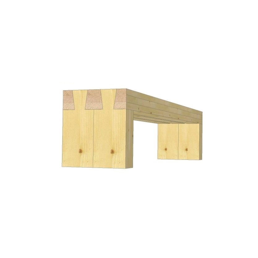 Zahradní lavice varianta A – 2 m - 3D