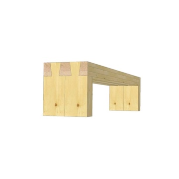 Zahradní lavice varianta A – 2 m - 3D