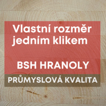 Lepené konstrukční dřevo – BSH hranoly třídy GL24h